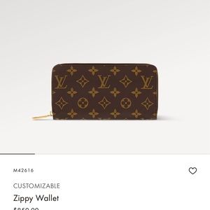 Louis Vuitton Zippy Wallet